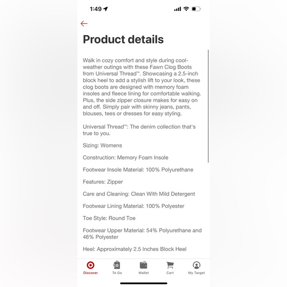 FAWN CLOG BOOTS - Picture 4 of 4